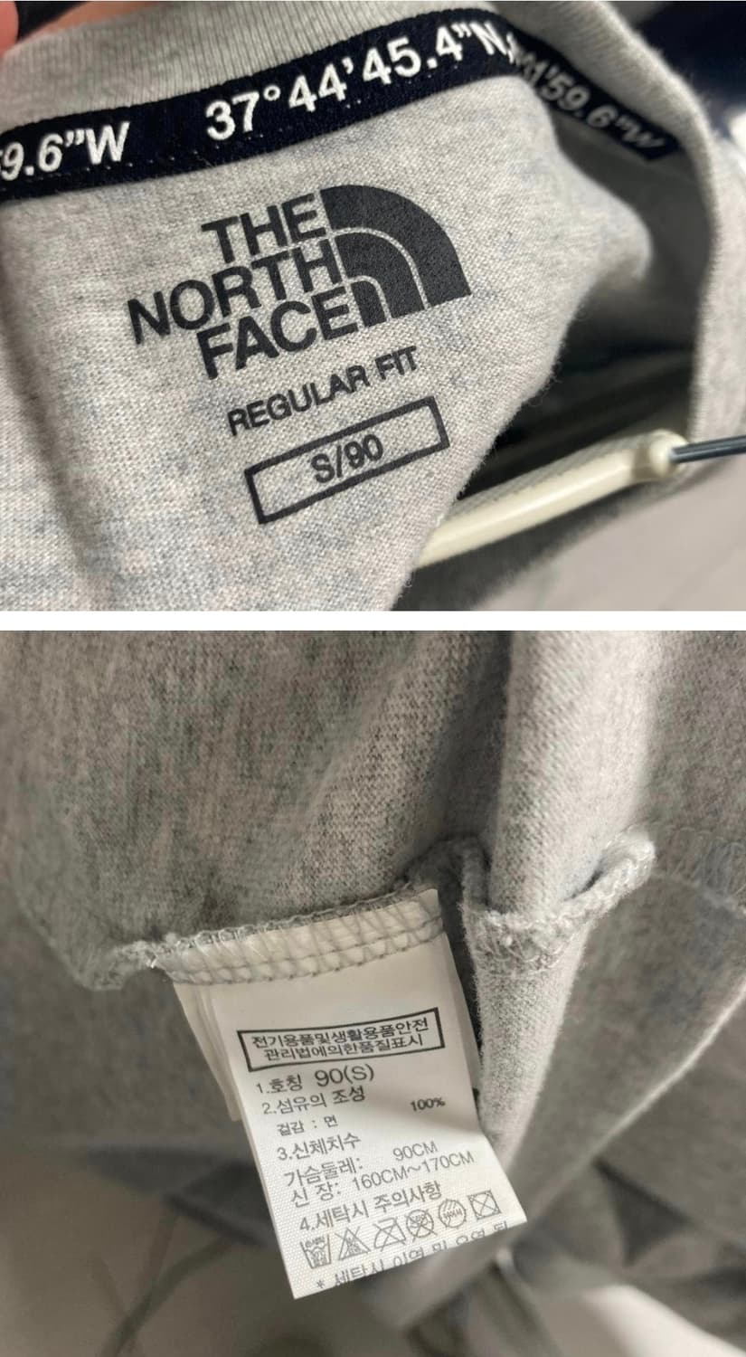 노스페이스 그레이반팔티S   상품이미지3