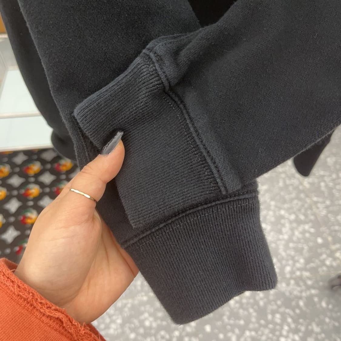 폴로 랄프로렌 올드스쿨 빈티지 레트로 퀄팅 기모 후드집업 L C07537 상품이미지7