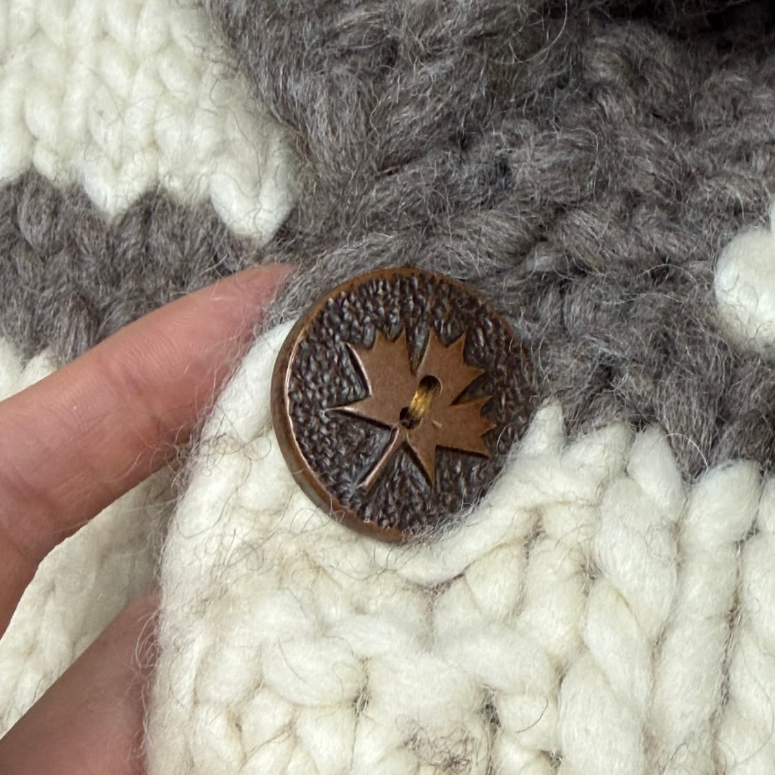 (105) 캐나다 빈티지 디어 헤비울 코위찬 가디건 상품이미지6