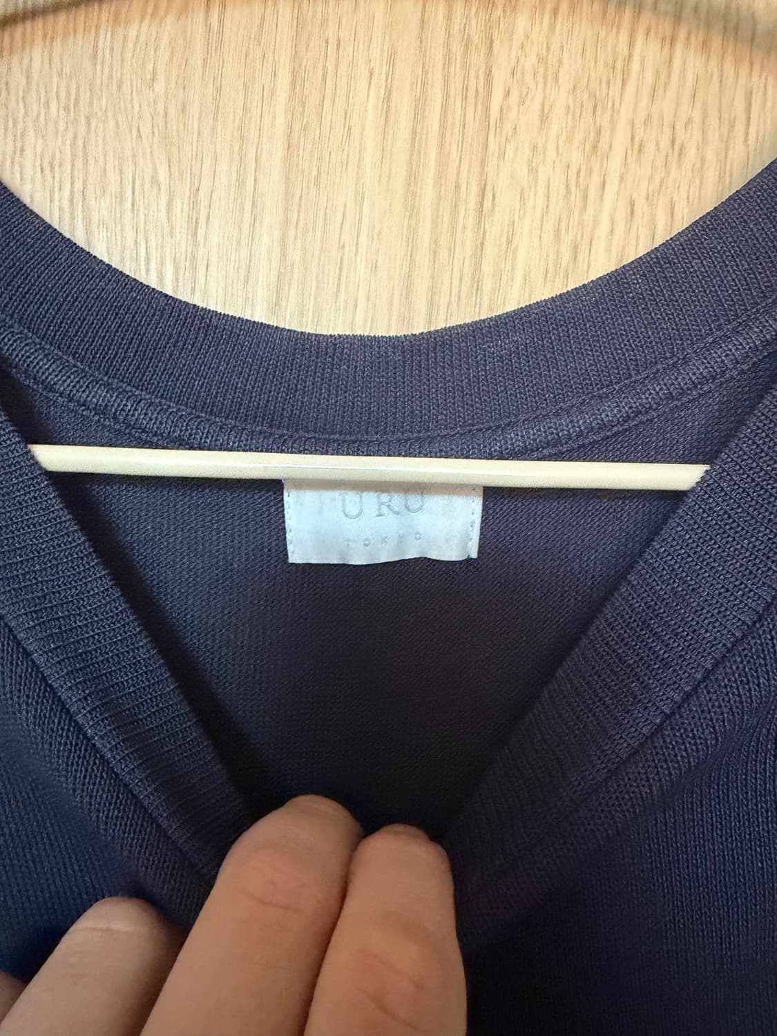 Uru tokyo 반팔 니트 슬리브리스 상품이미지2