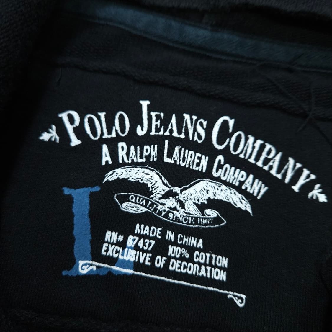 폴로진스 후드 집업 L 상품이미지5