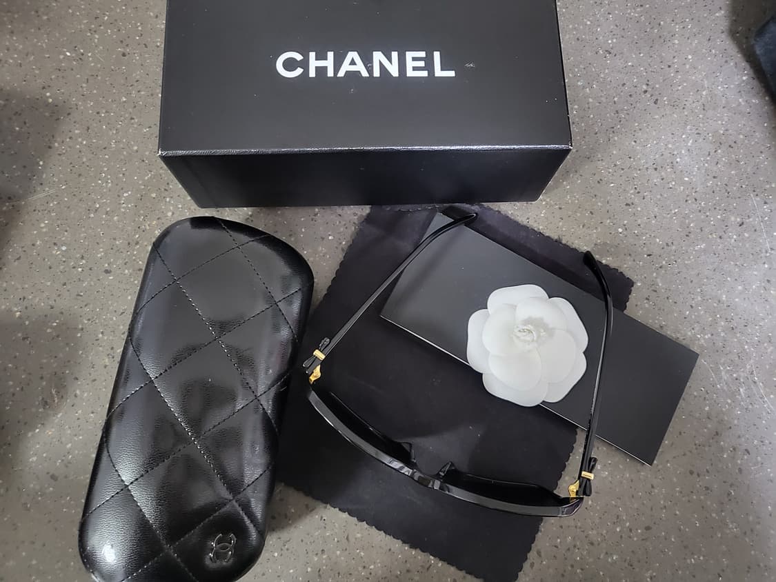 (정픔)샤넬 리본 선글라스 새상품 상품이미지1