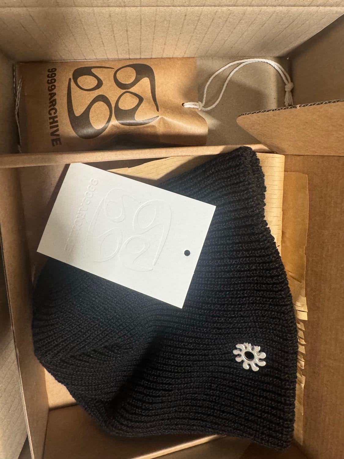 [OS] 9999아카이브 비니 블랙 새상품 상품이미지2