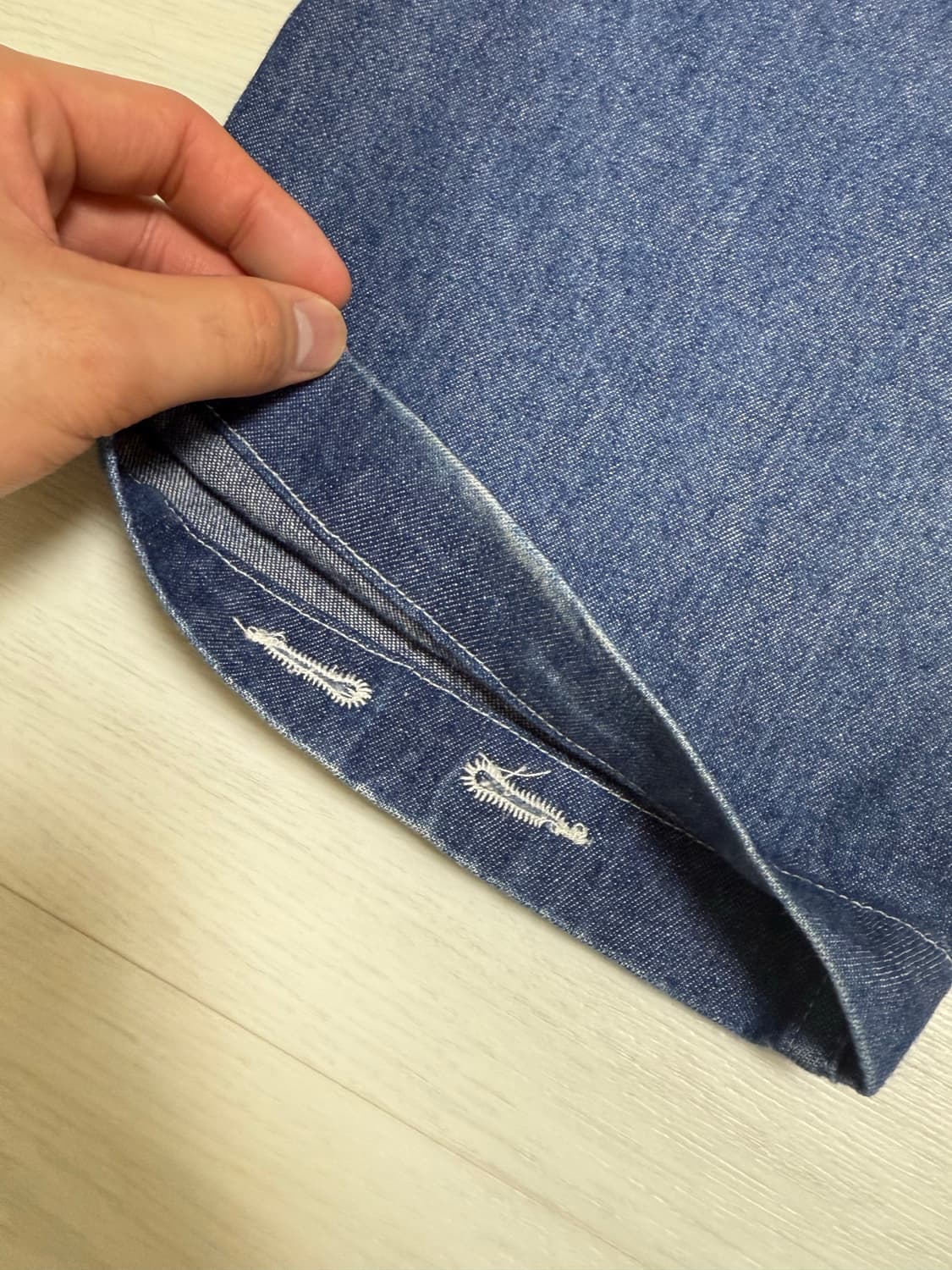 [S] 엔지니어드 가먼츠 8oz 데님 퍼티그 팬츠 상품이미지7