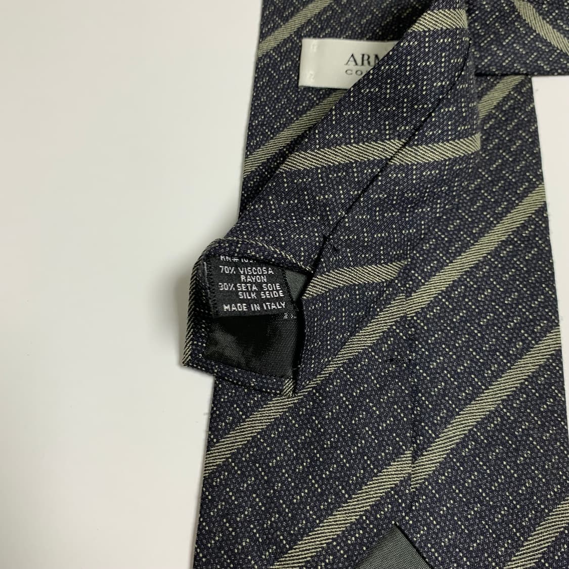 조르지오 아르마니(ARMANI) 스트라이프 명품넥타이 혼방 A+등급 상품이미지6