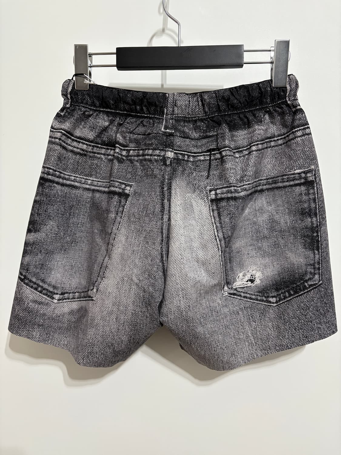 세티스파이 / 피스쉘 5인치 언라인드 쇼츠 디지털 데님 블랙 / S 상품이미지3