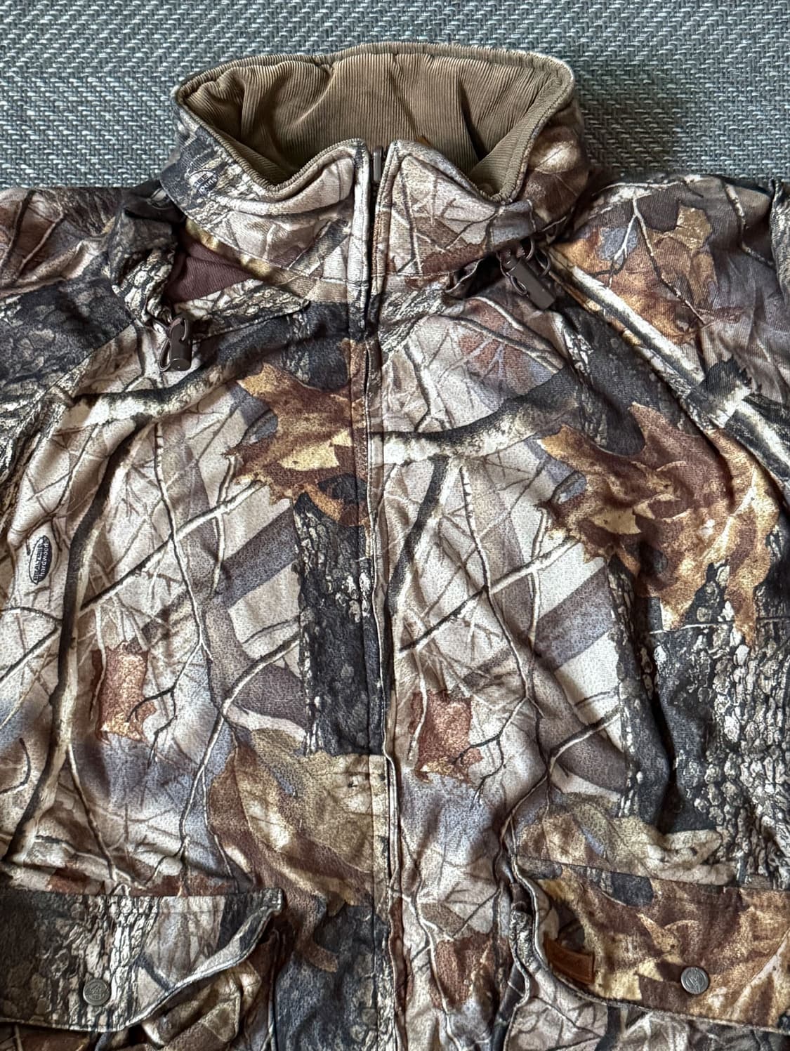 울리치 리버시블 리얼트리 올리브 점퍼 자켓 (110) 상품이미지3