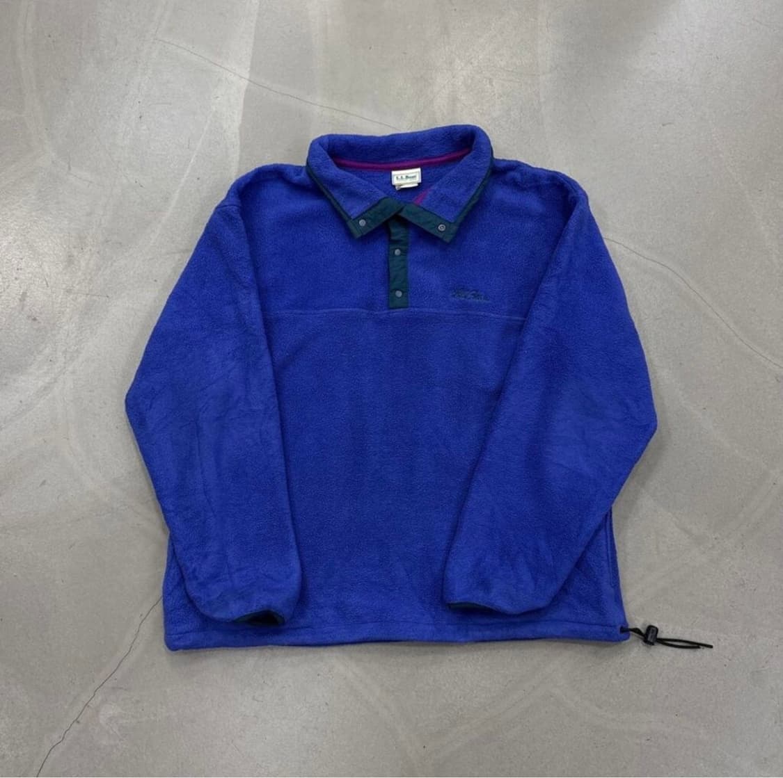 L.L.Bean 빈티지 플리스 풀오버 블루 상품이미지1