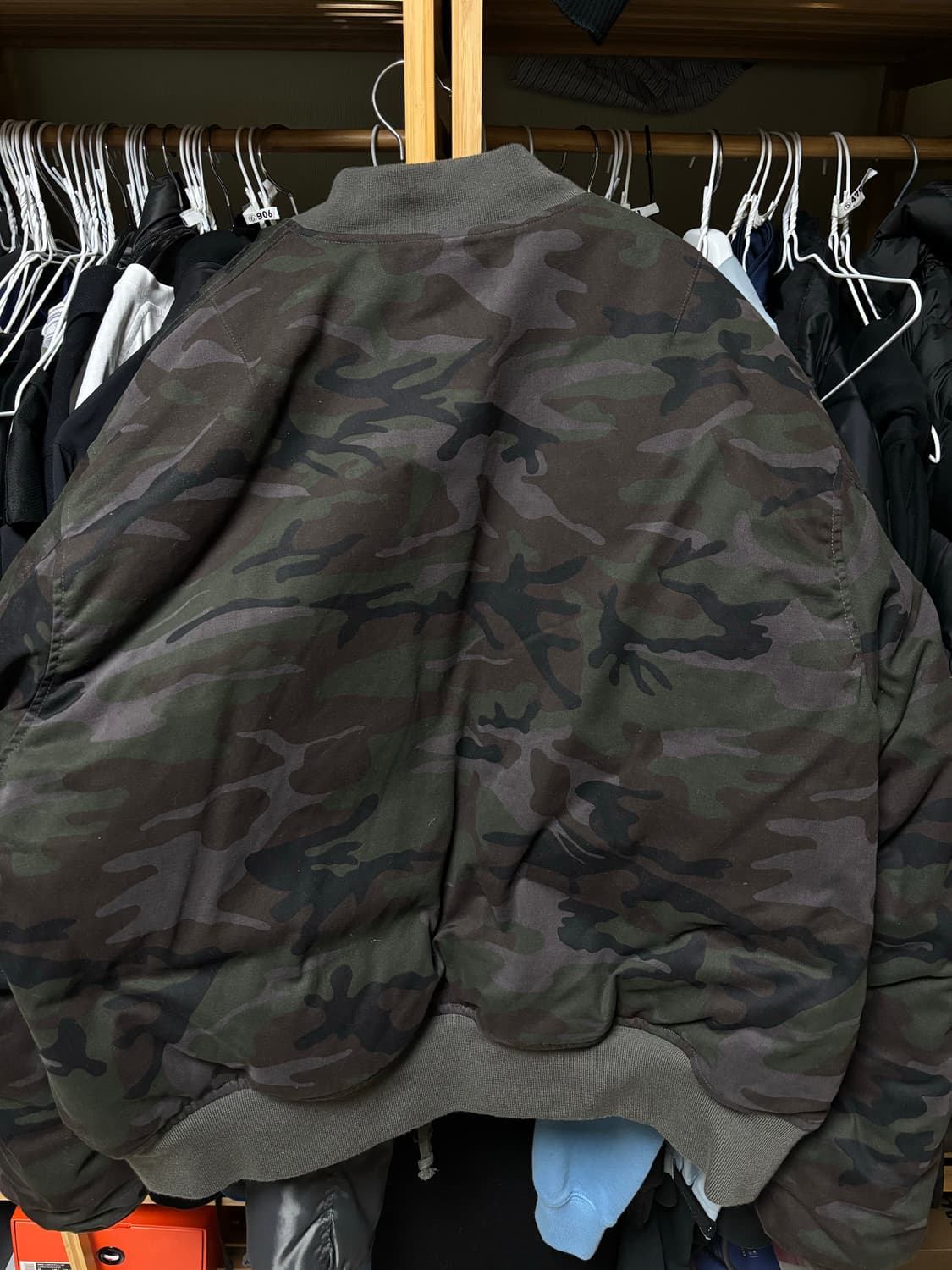 이티씨이 리버시블 오버사이즈 봄버 L사이즈 상품이미지2