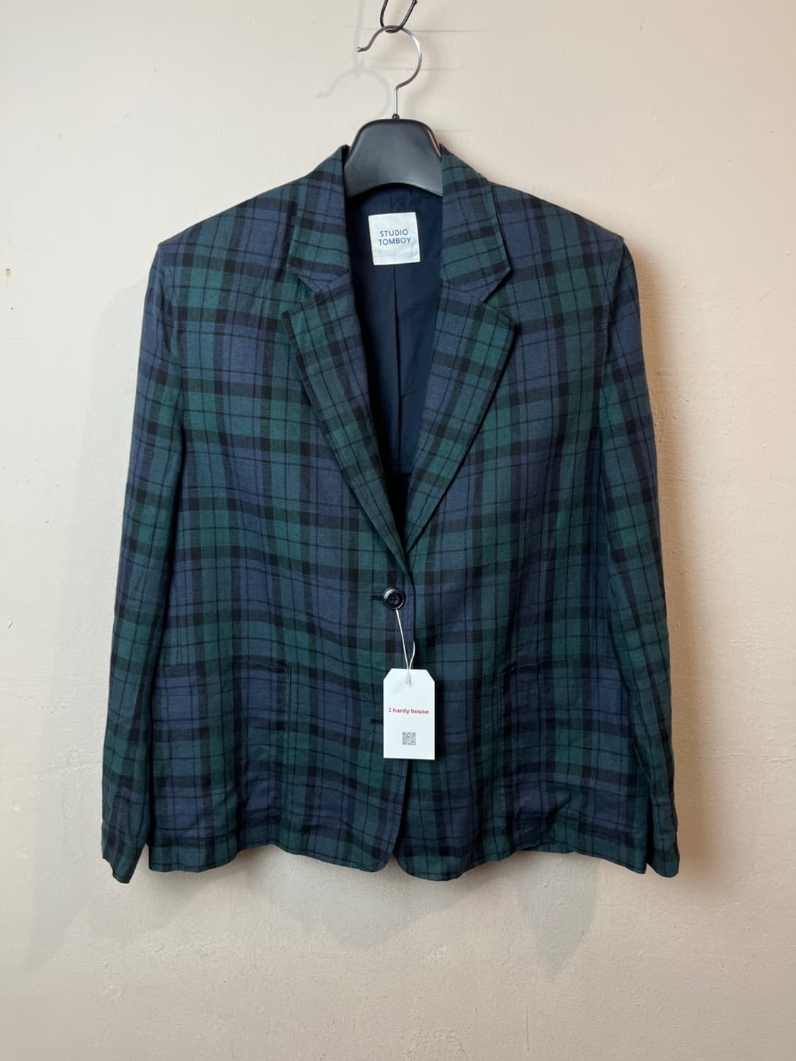 스튜디오 톰보이 타탄 체크 블레이저 상품이미지1