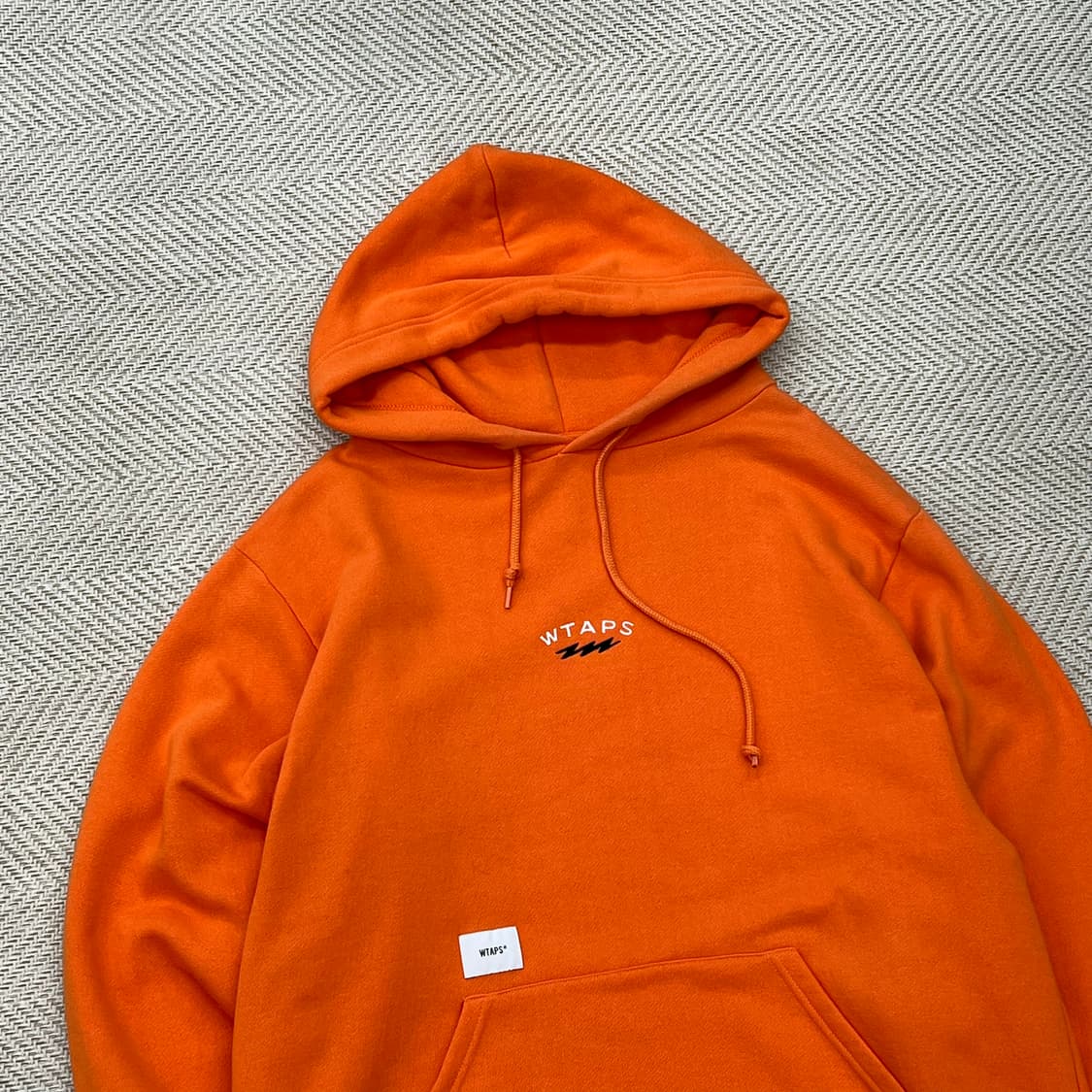 더블탭스 오렌지 후드티 r2492 상품이미지3