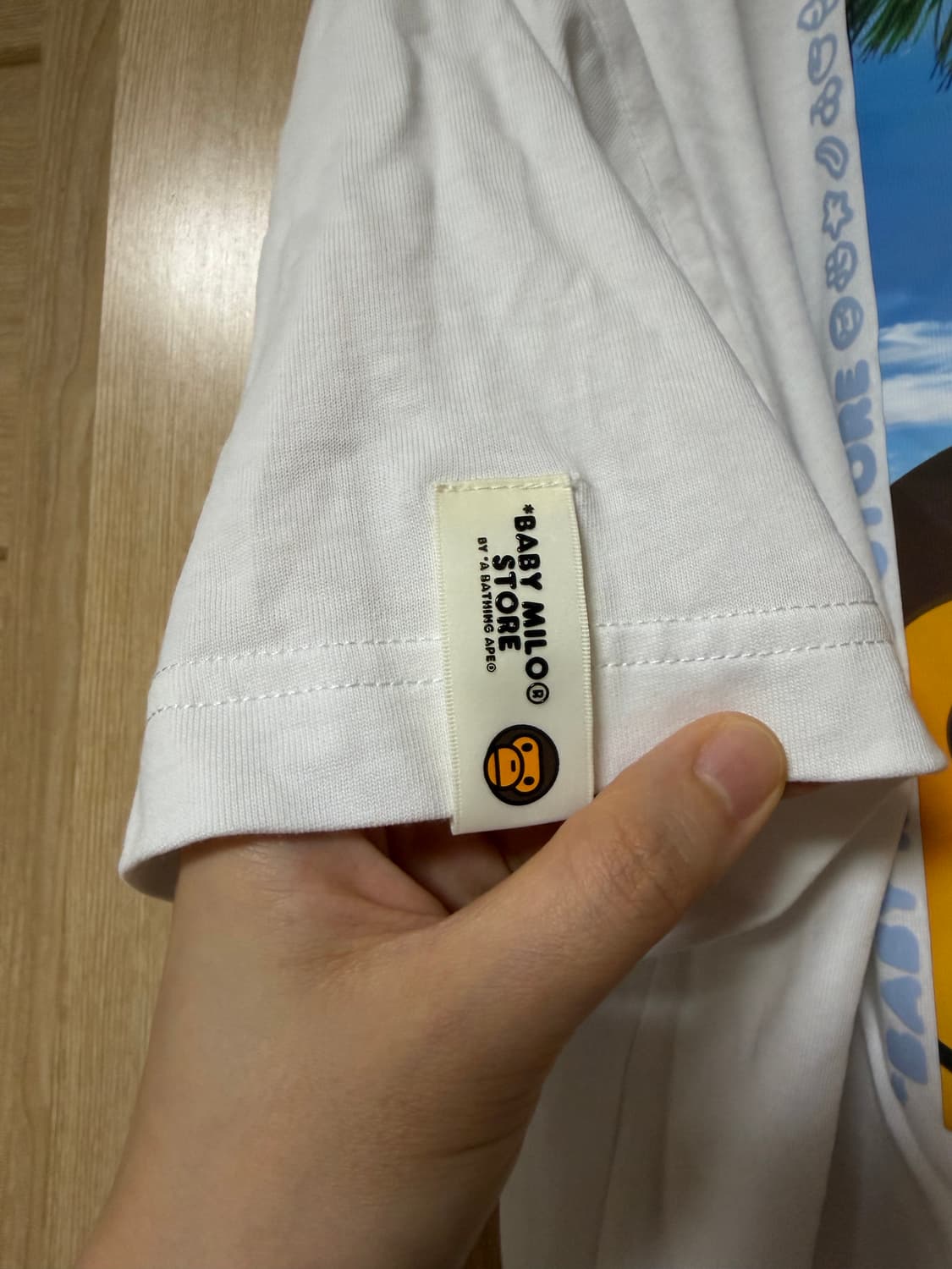 베이프 베이비마일로 반팔 티셔츠 상품이미지3