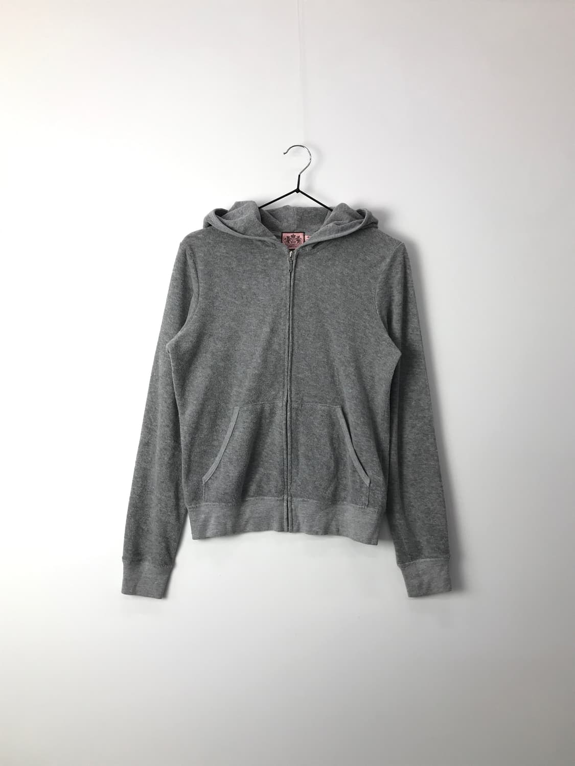 'Juicy Couture' Y2k Velvet Hoodie Zip up 상품이미지4