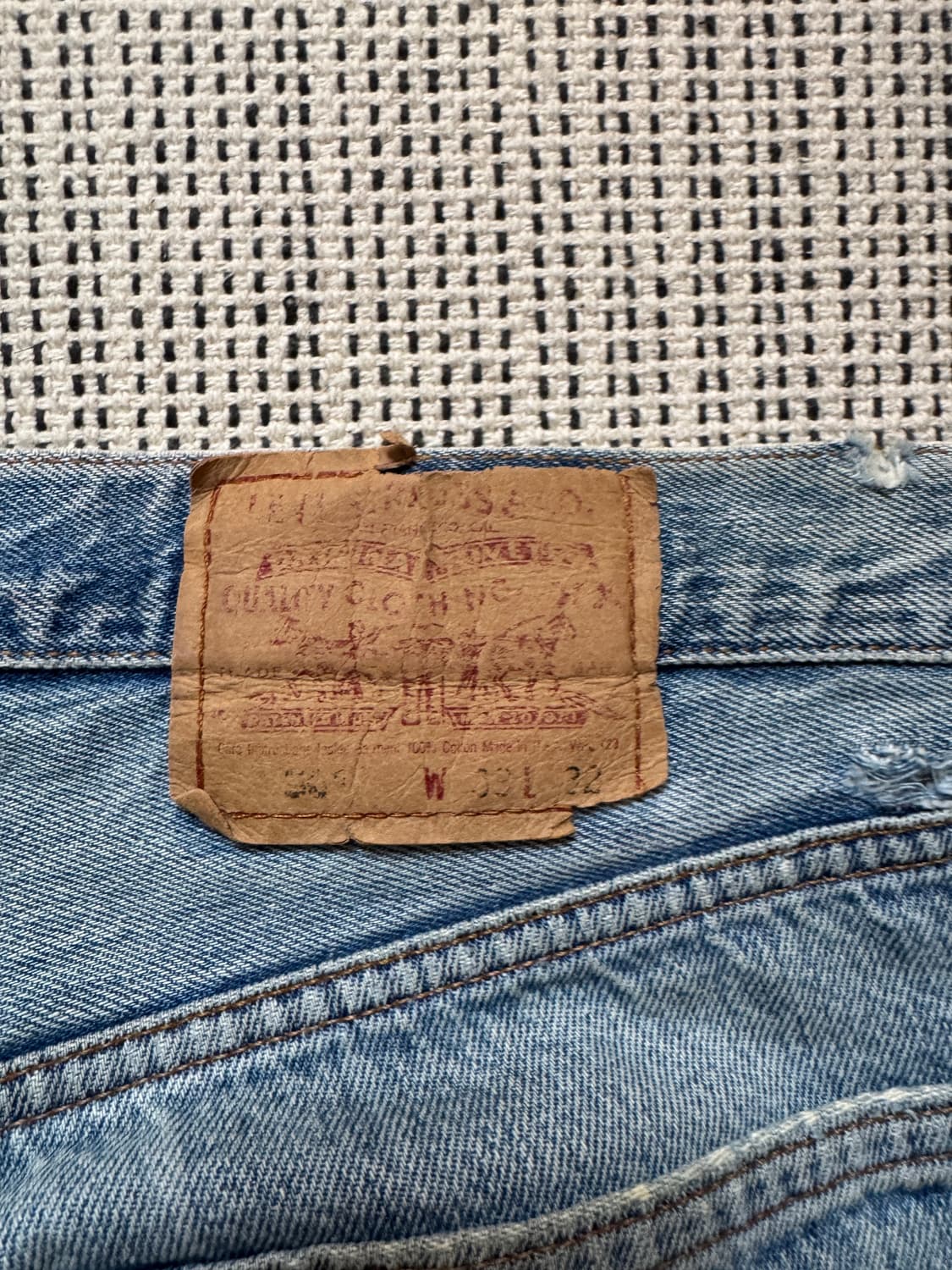 90s 리바이스 501 디스 데님팬츠 상품이미지8