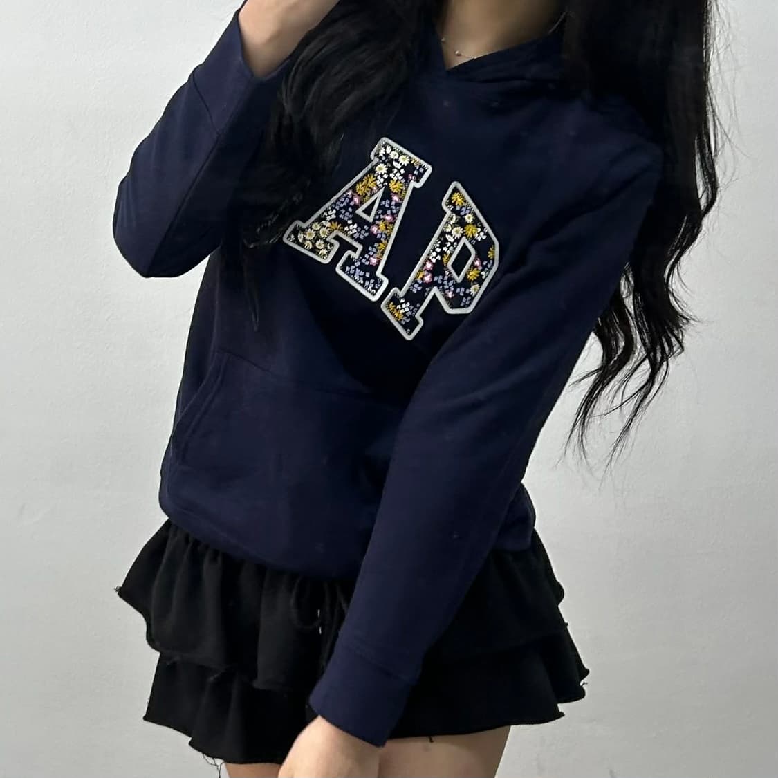 Gap 갭 네이비 폭닥 스웨트셔츠 후드티(M) 상품이미지2