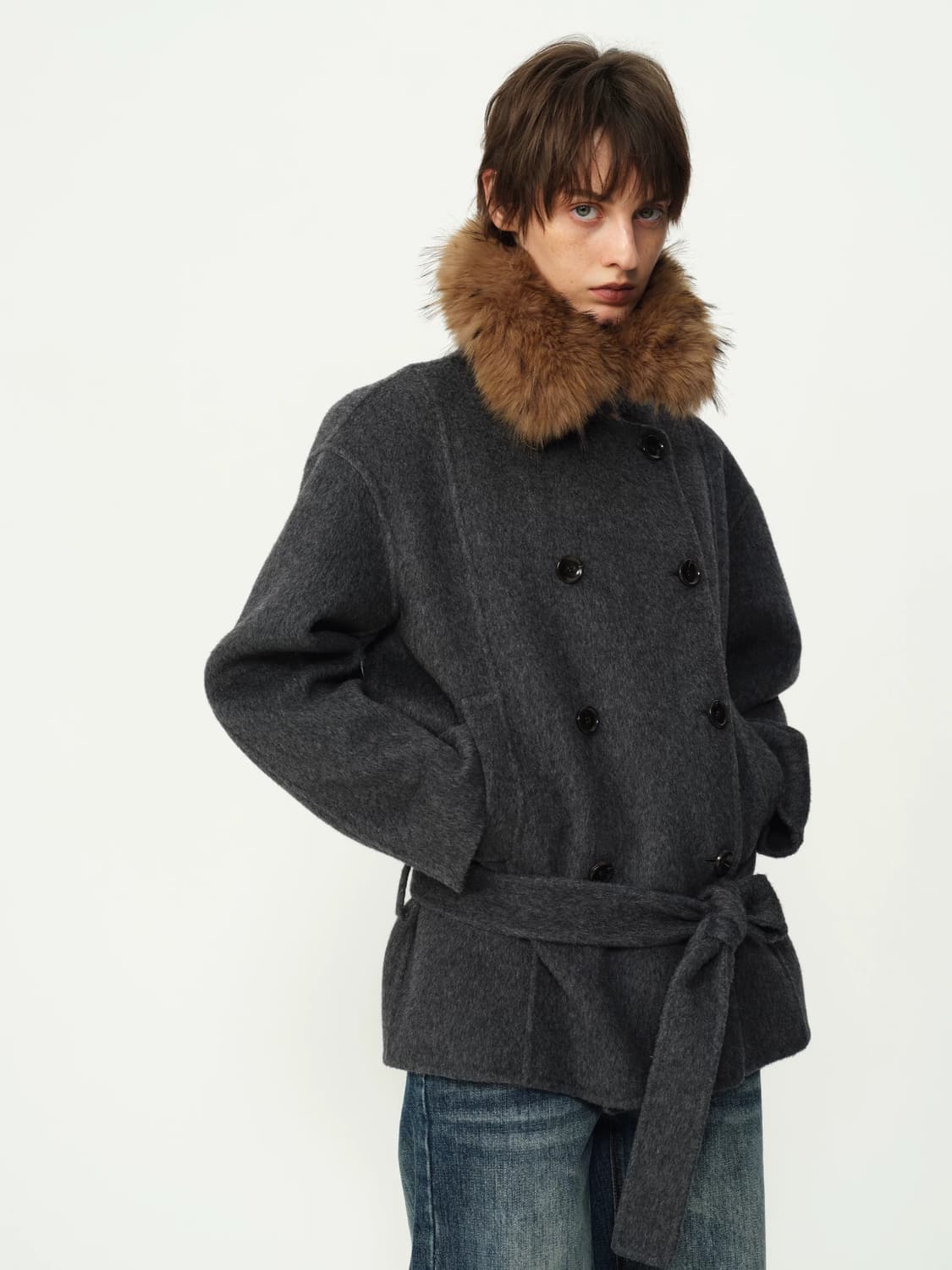 EVISTUB 울 코트 상품이미지1