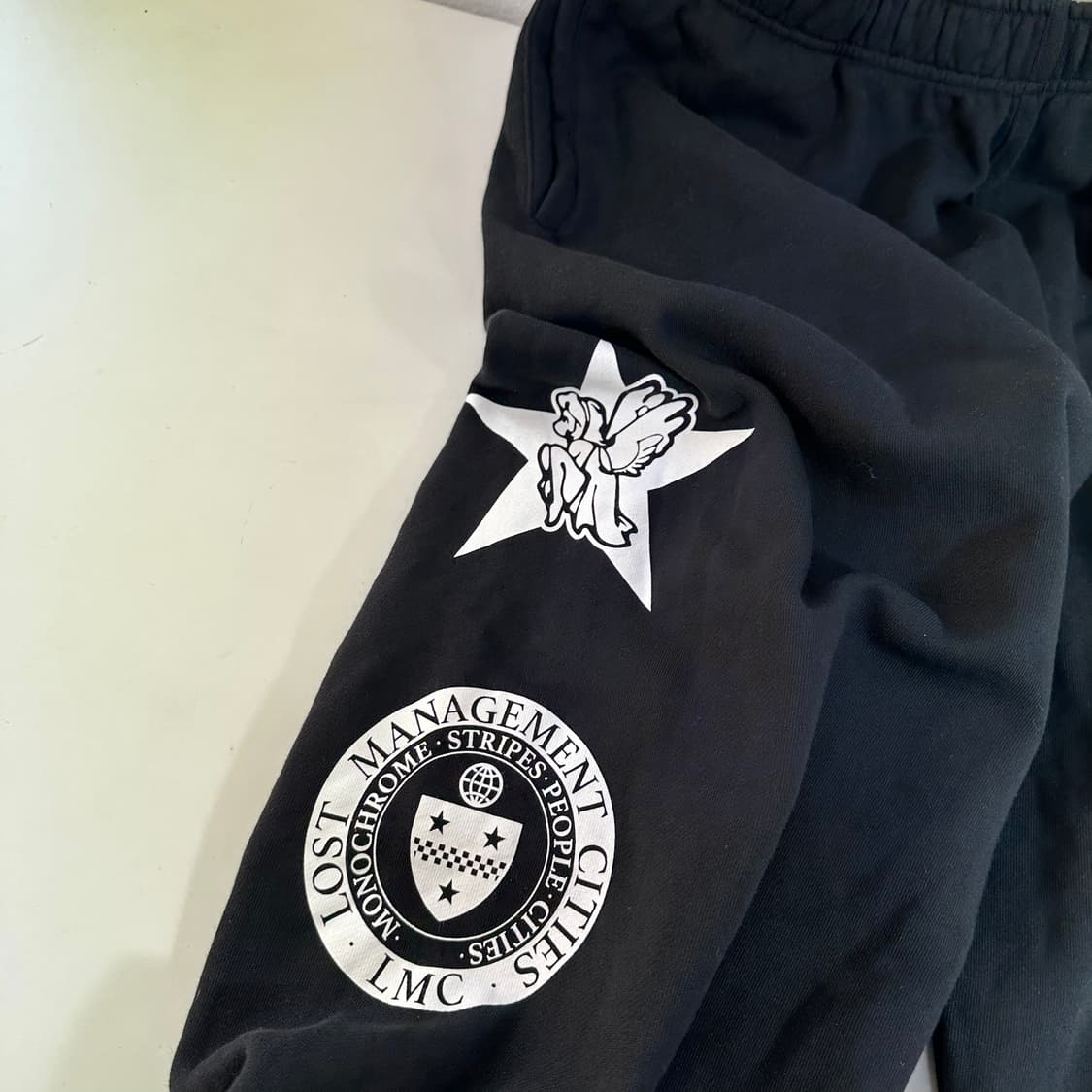 L-XL 엘앰씨 LMC 블랙 루즈오버핏 스웻조거팬츠 상품이미지5