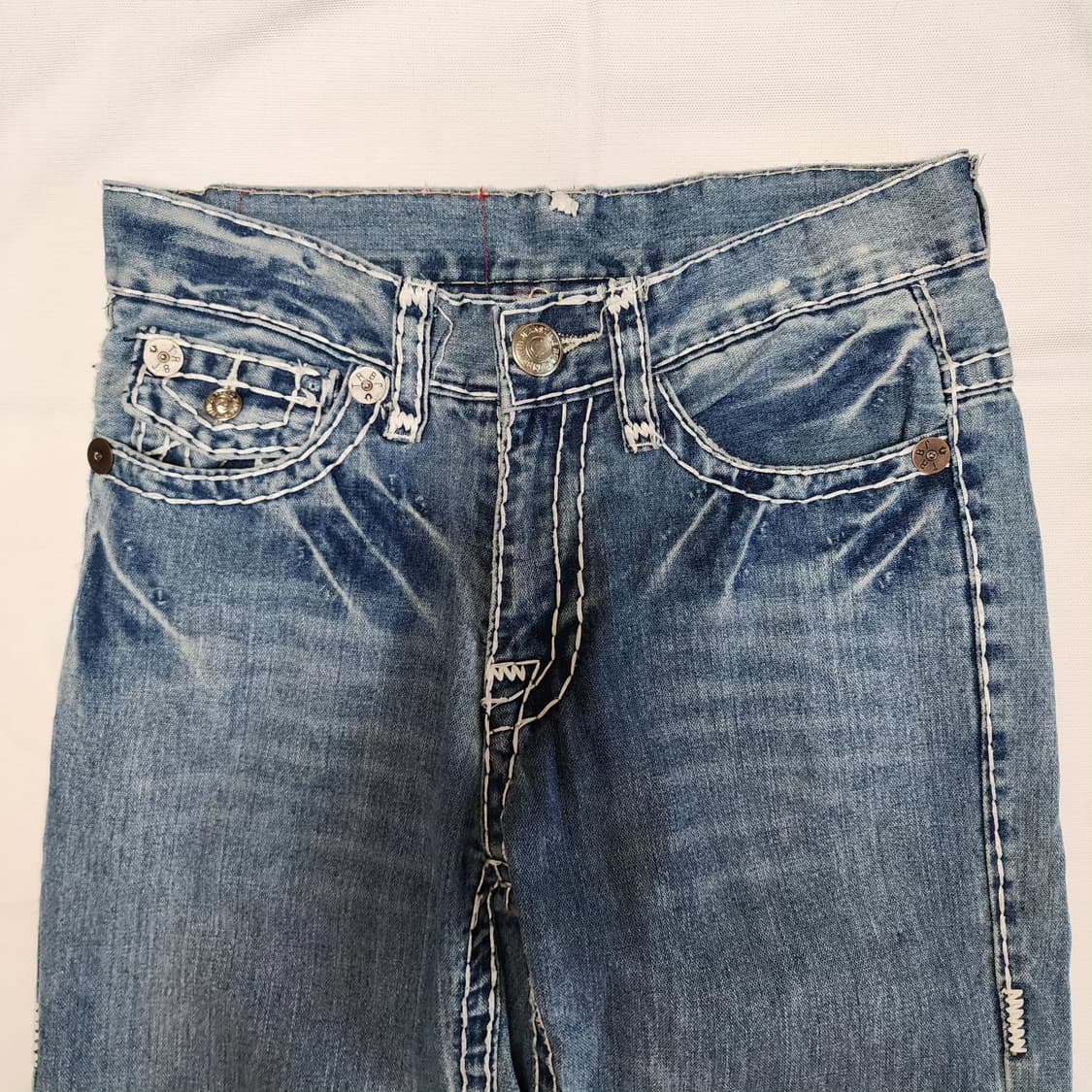 [30]트루릴리전 연청데님팬츠 상품이미지6