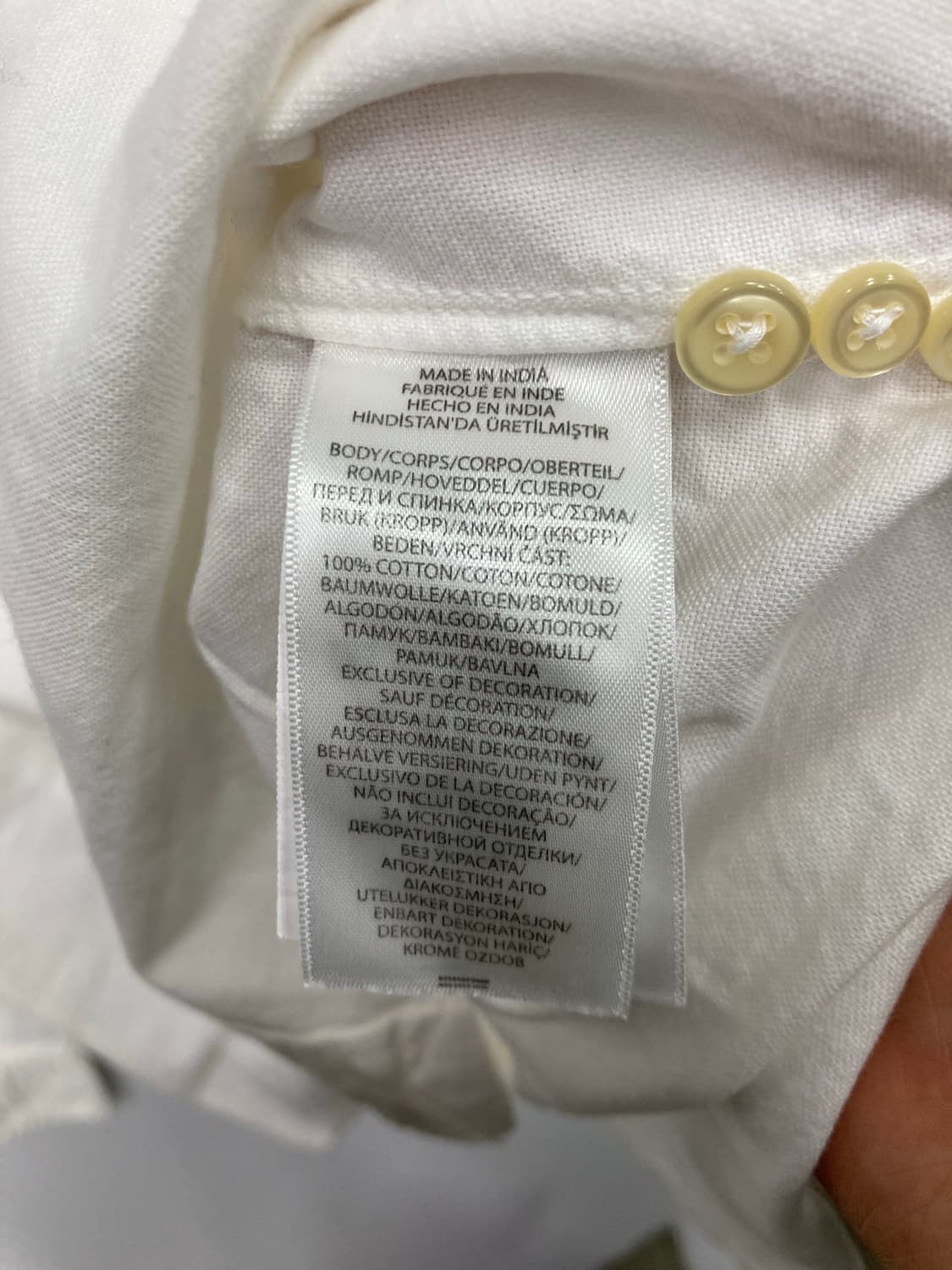 폴로 랄프로렌 브라운 자수 셔츠 상품이미지4