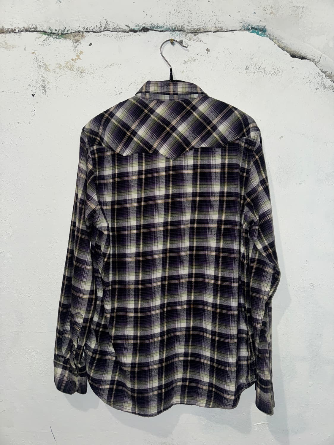 Wrangler 퍼플 체크 셔츠 상품이미지5