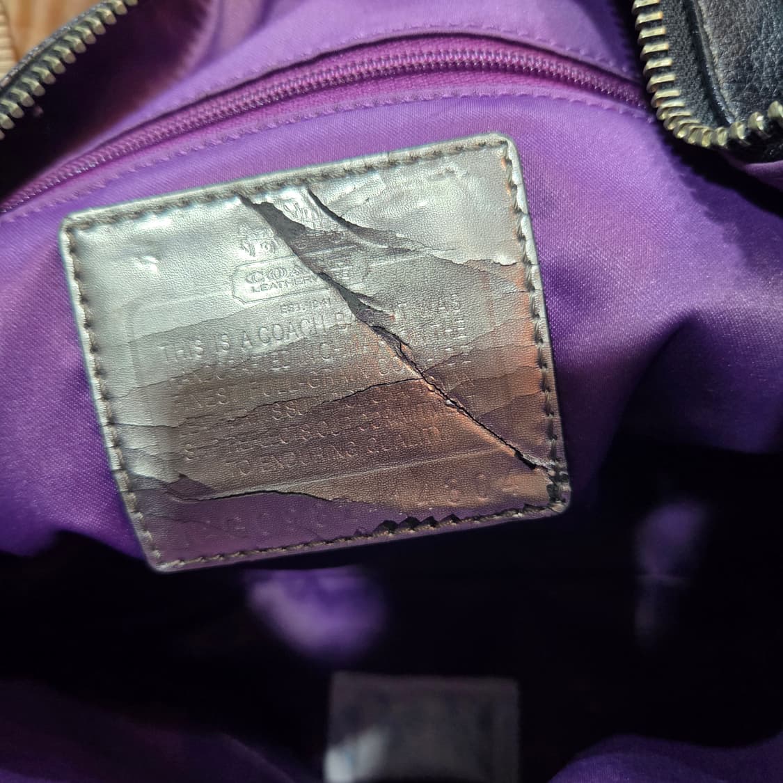 코치 블랙 레더 호보백 숄더백 상품이미지9