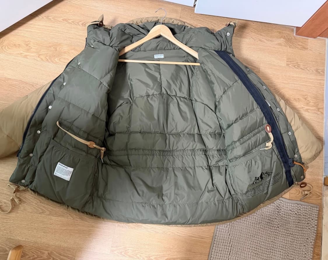 비헤비어 시에라 덕다운 파카 브라운 탄 상품이미지5