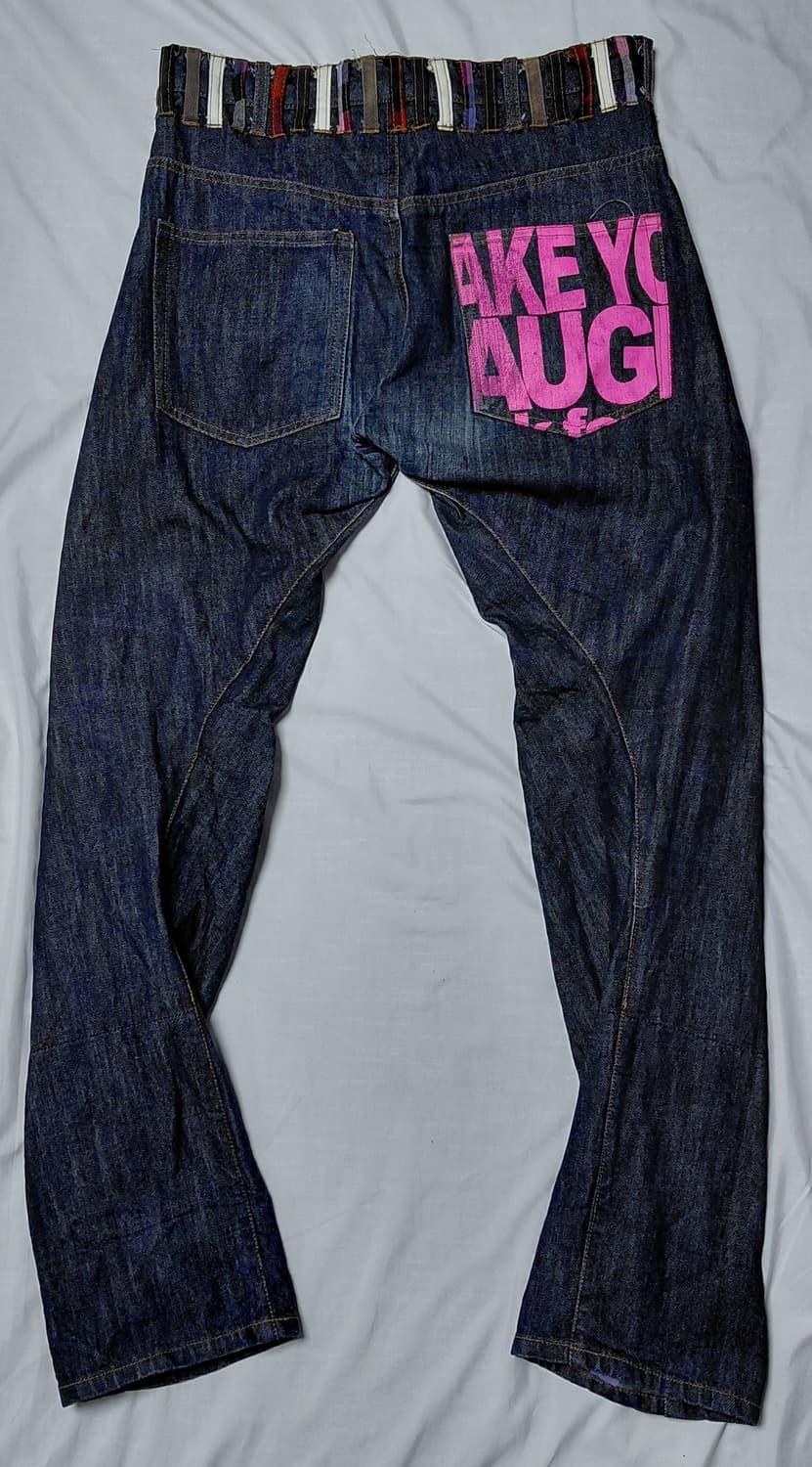 [M] UP-START Removal 하라주쿠 펑크 디테일 데님 팬츠 상품이미지8