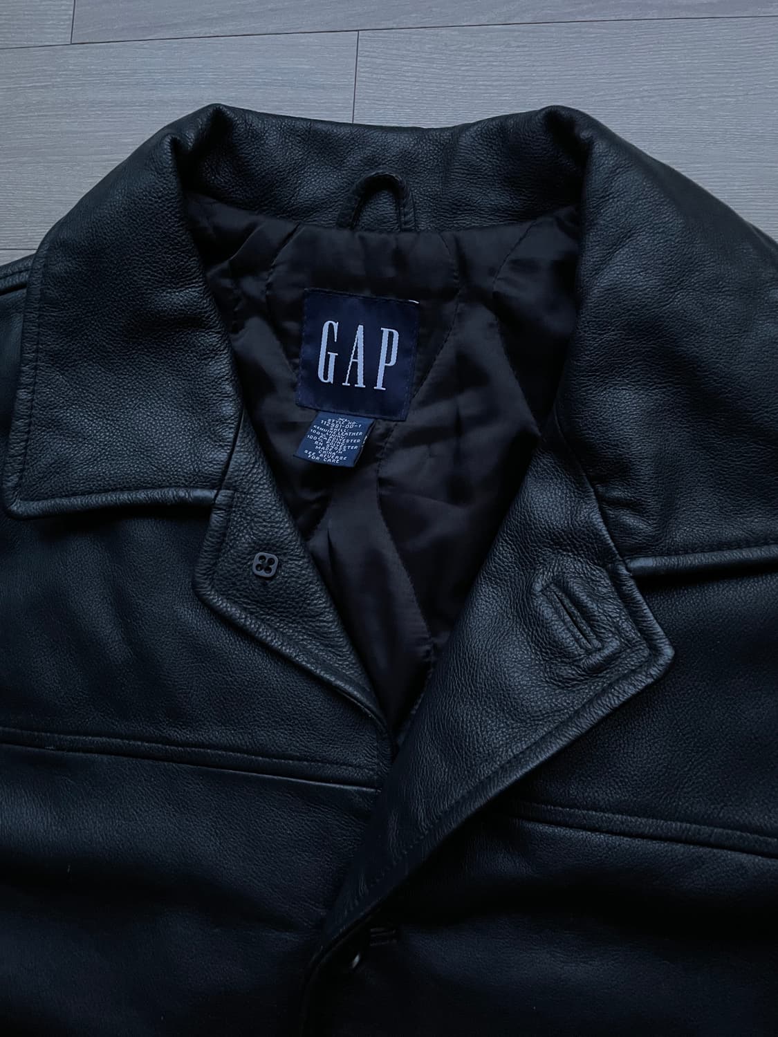 90s 올드갭 레더 카코트 gap carcoat 상품이미지3