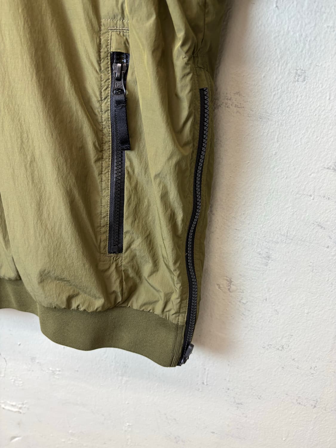 골든베어 올리브 그린 나일론 웜업 바람막이 상품이미지7