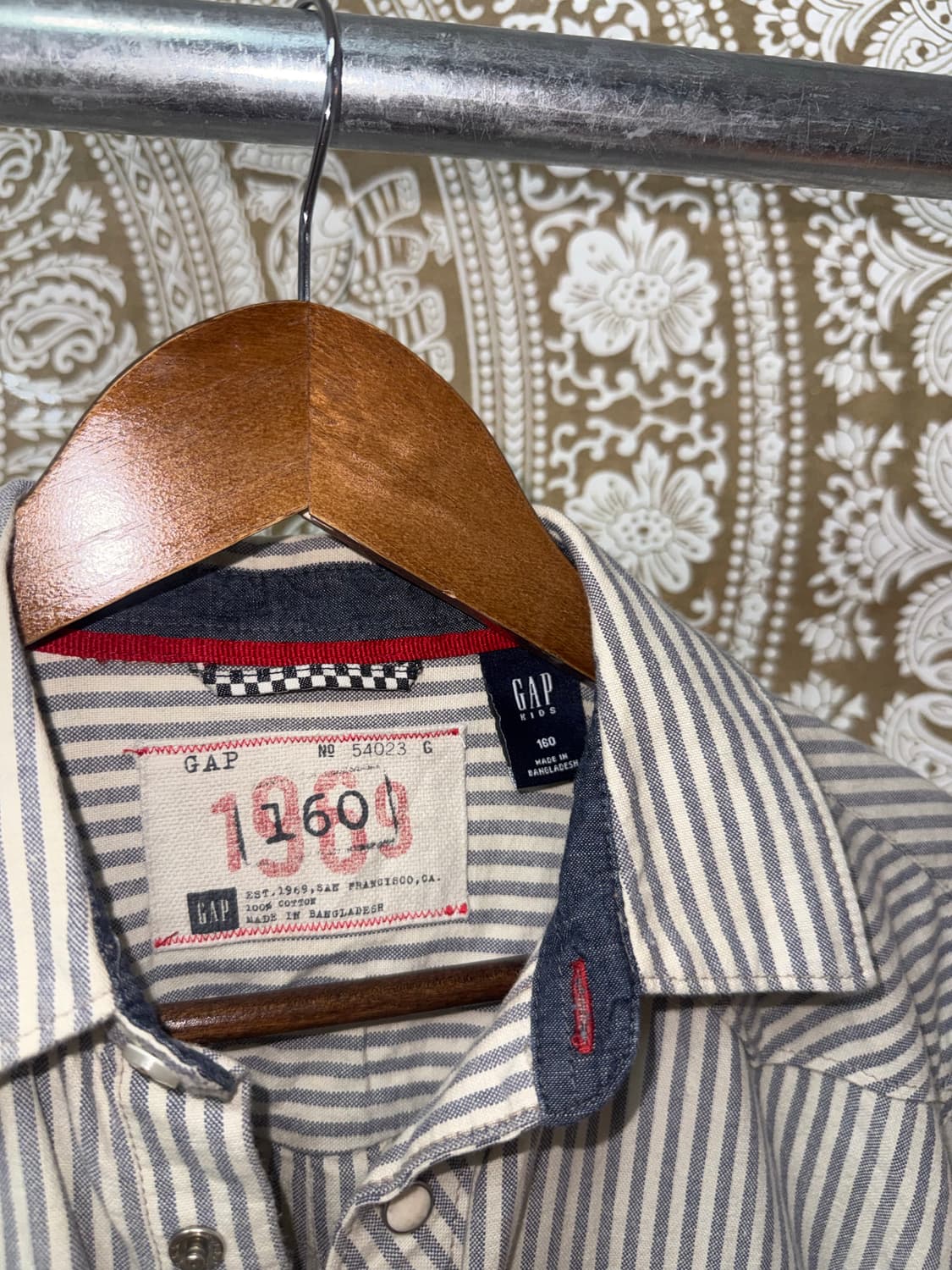 Gap 갭 빈티지 여성 스트라이프 투포켓 셔츠  상품이미지5