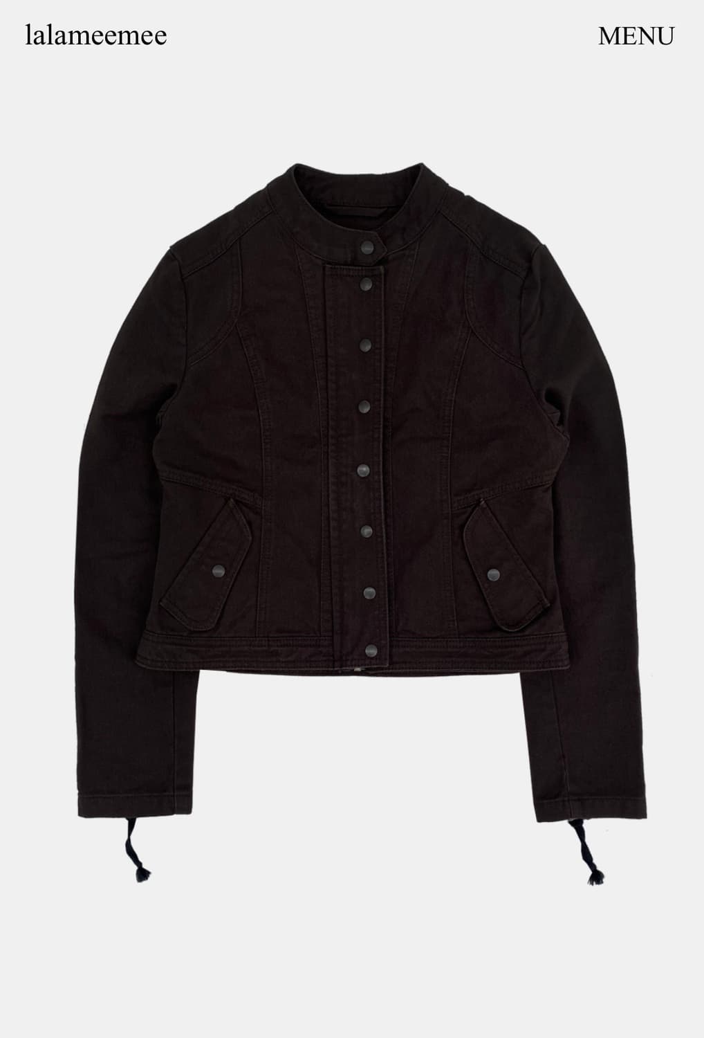 구해요 lalameemee Washed biker jacket 상품이미지1