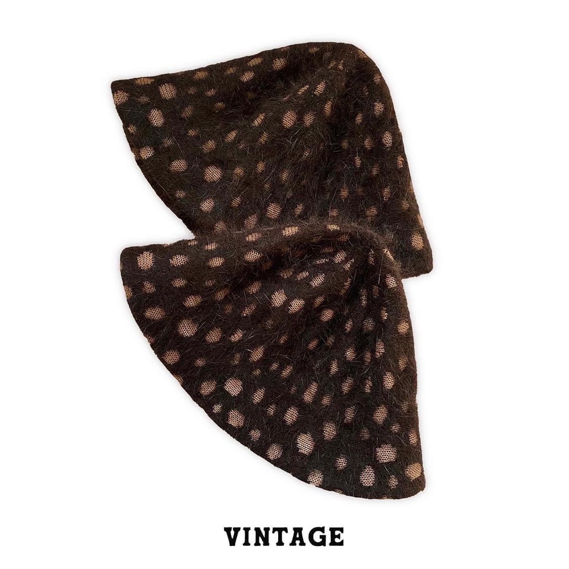 빈티지 앙고라 모헤어 버킷햇 모자 상품이미지1