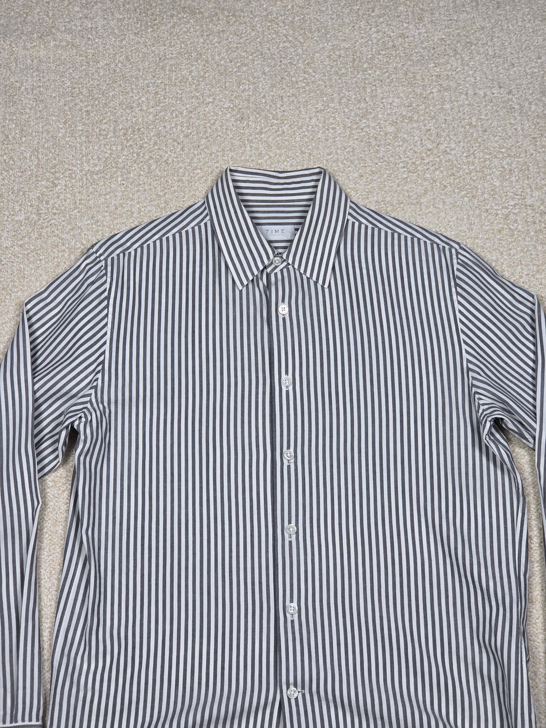 [타임옴므] A. Monti 원단 스트라이프 셔츠 | 00270 상품이미지2