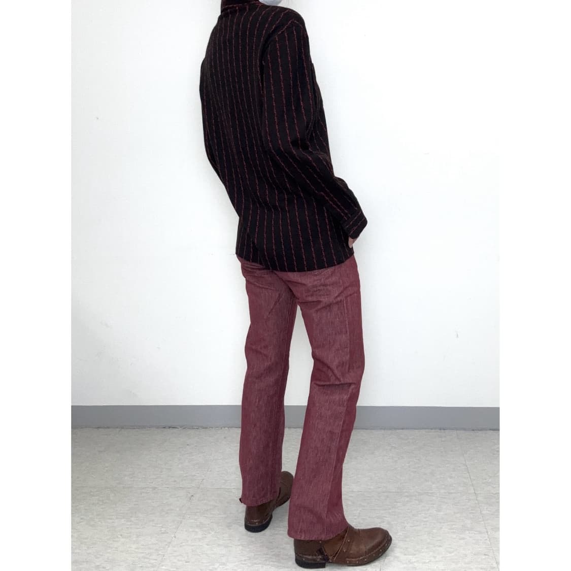 빈티지 락시크 블랙 폴로셔츠 상품이미지4