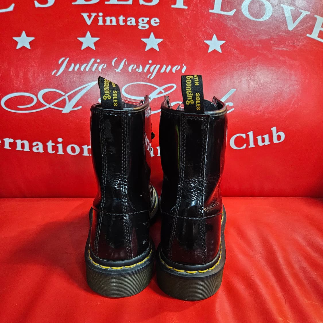 닥터마틴(Dr.Martens) 1460w 8홀 유광 부츠 38size 상품이미지5