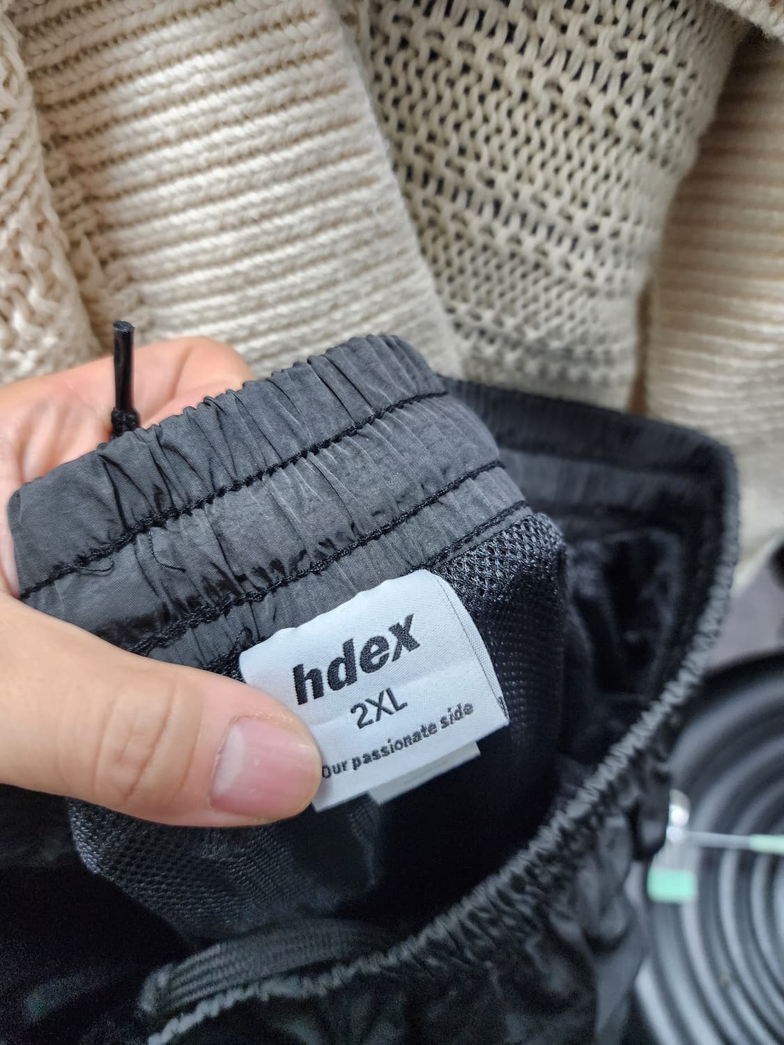hdex 블랙 트레이닝 바지 2XL 상품이미지4