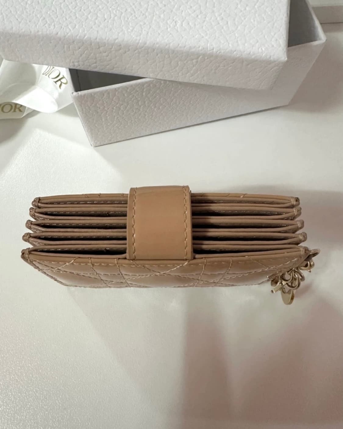 디올 레이디 페이던트 아코디언 카드지갑  상품이미지7