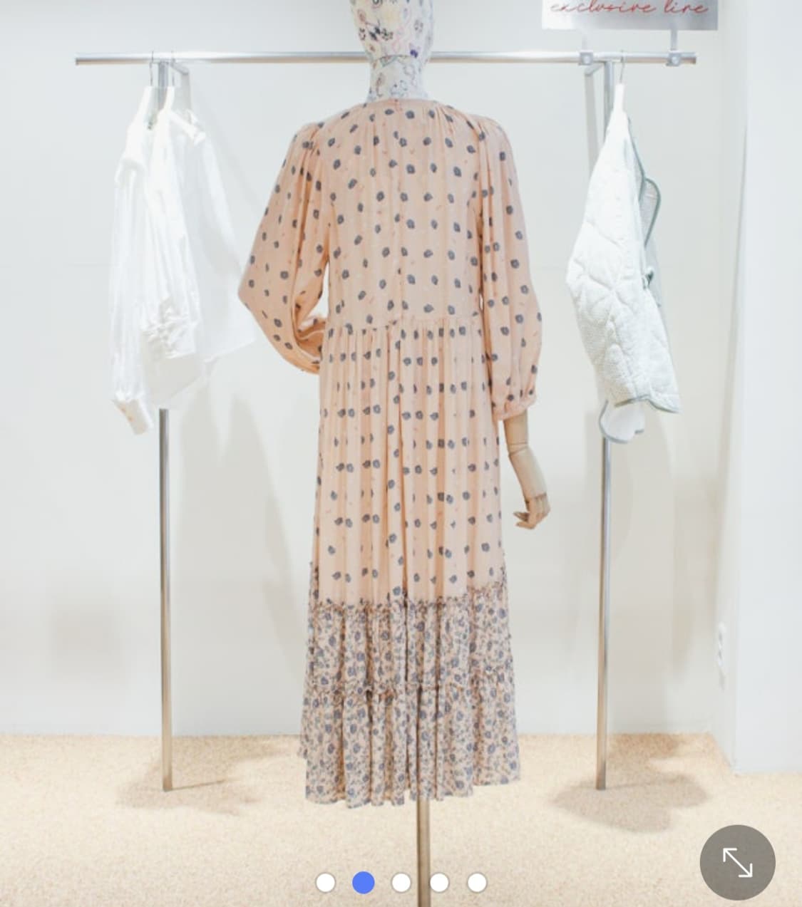 (스킨 베이지 색상)써스데이아일랜드 롱원피스 S사이즈 상품이미지2