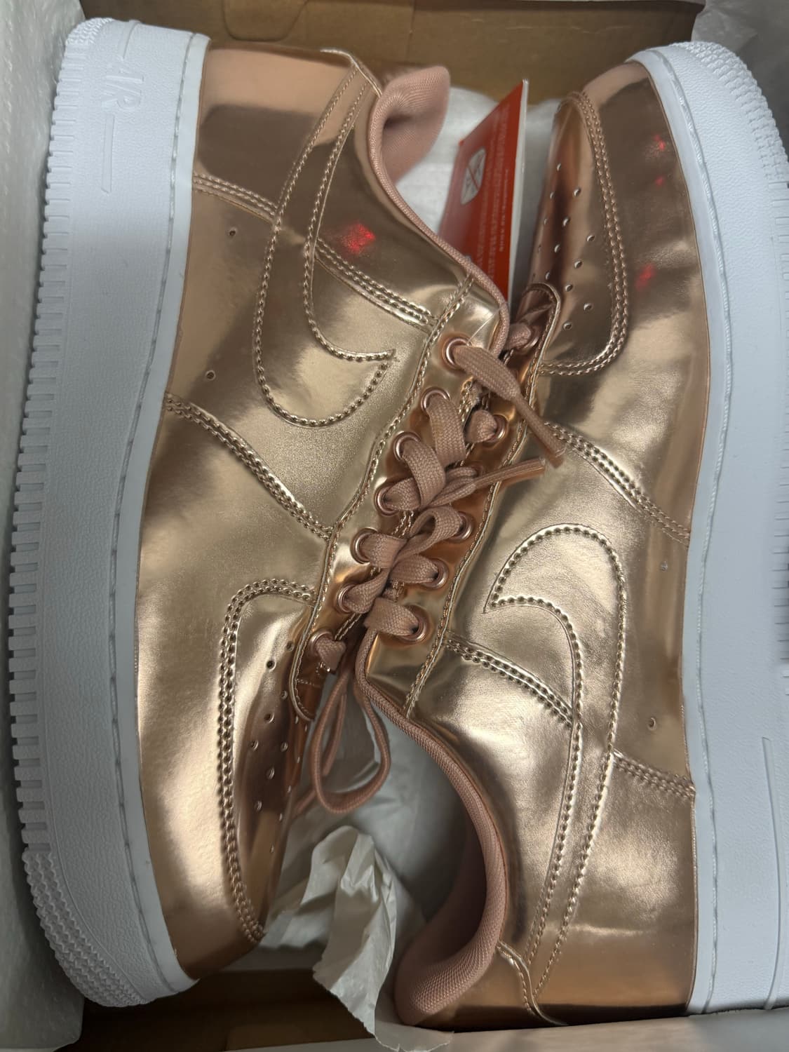 나이키 포스1 브론즈&골드로즈 285판매 상품이미지1