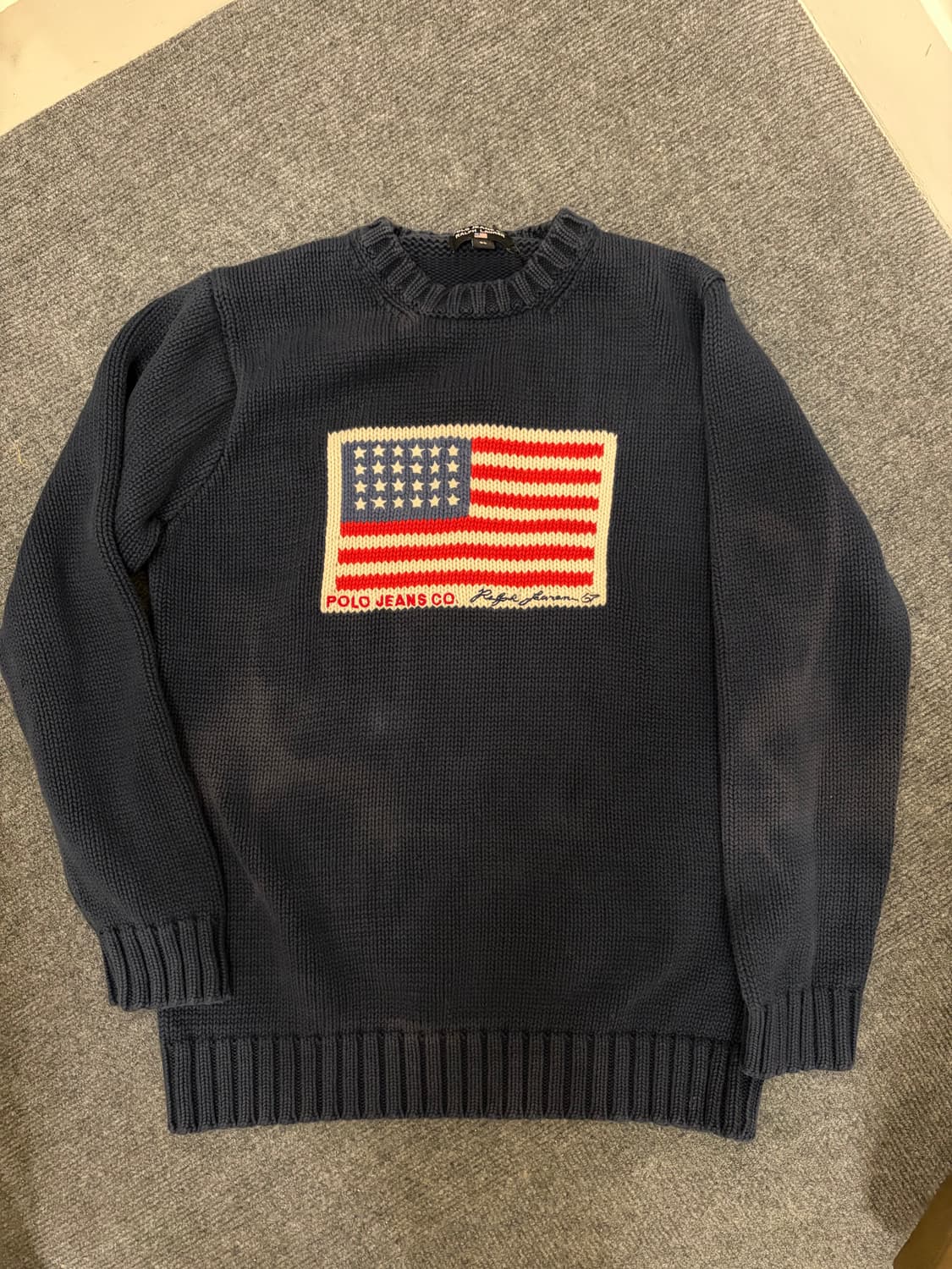 N137. 폴로진스 성조기 니트 상품이미지1