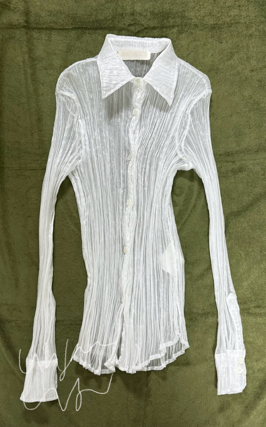 아워레가시 70s Line shirt 38 사이즈 상품이미지7