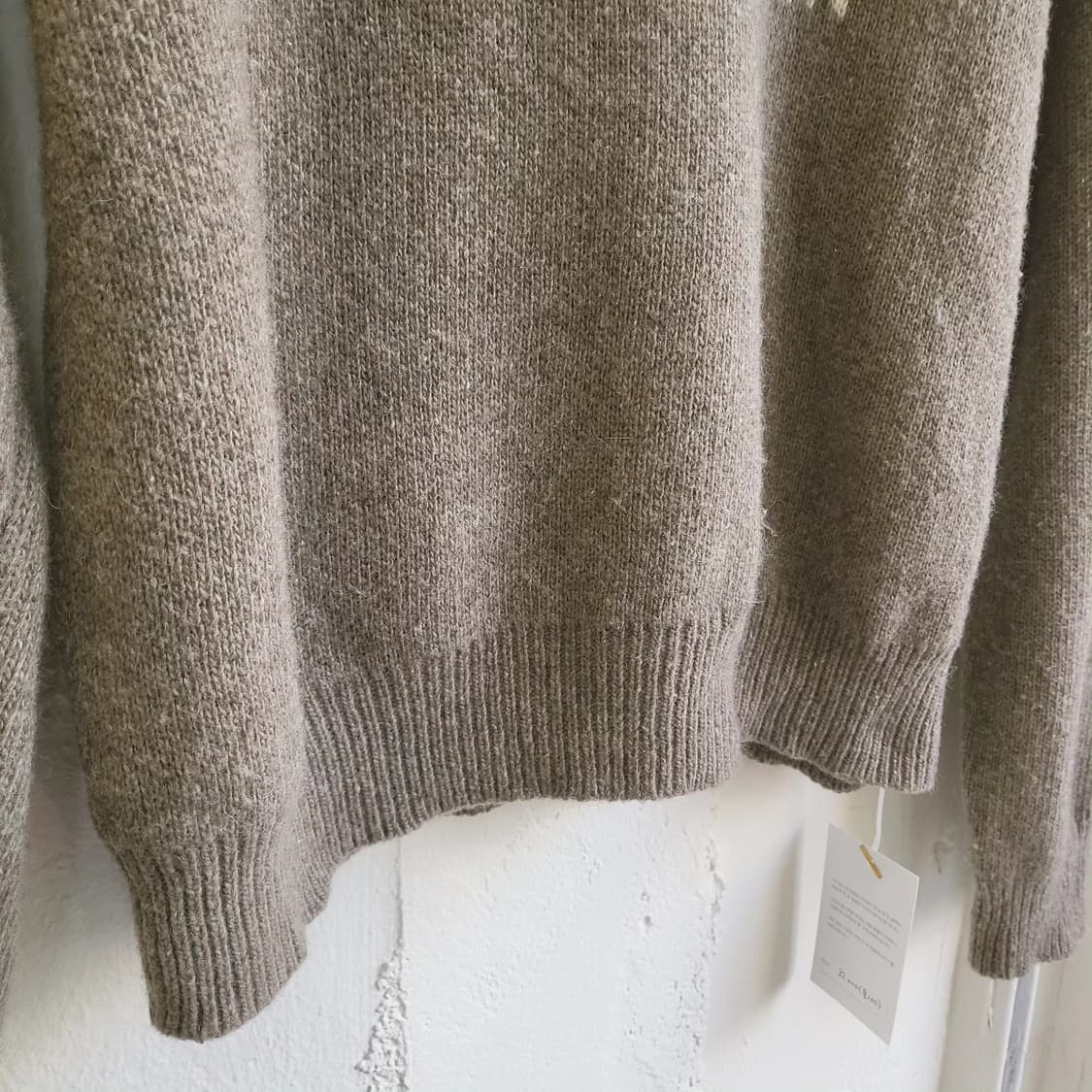 Millwall 카키그레이 레터링 울니트 상품이미지5