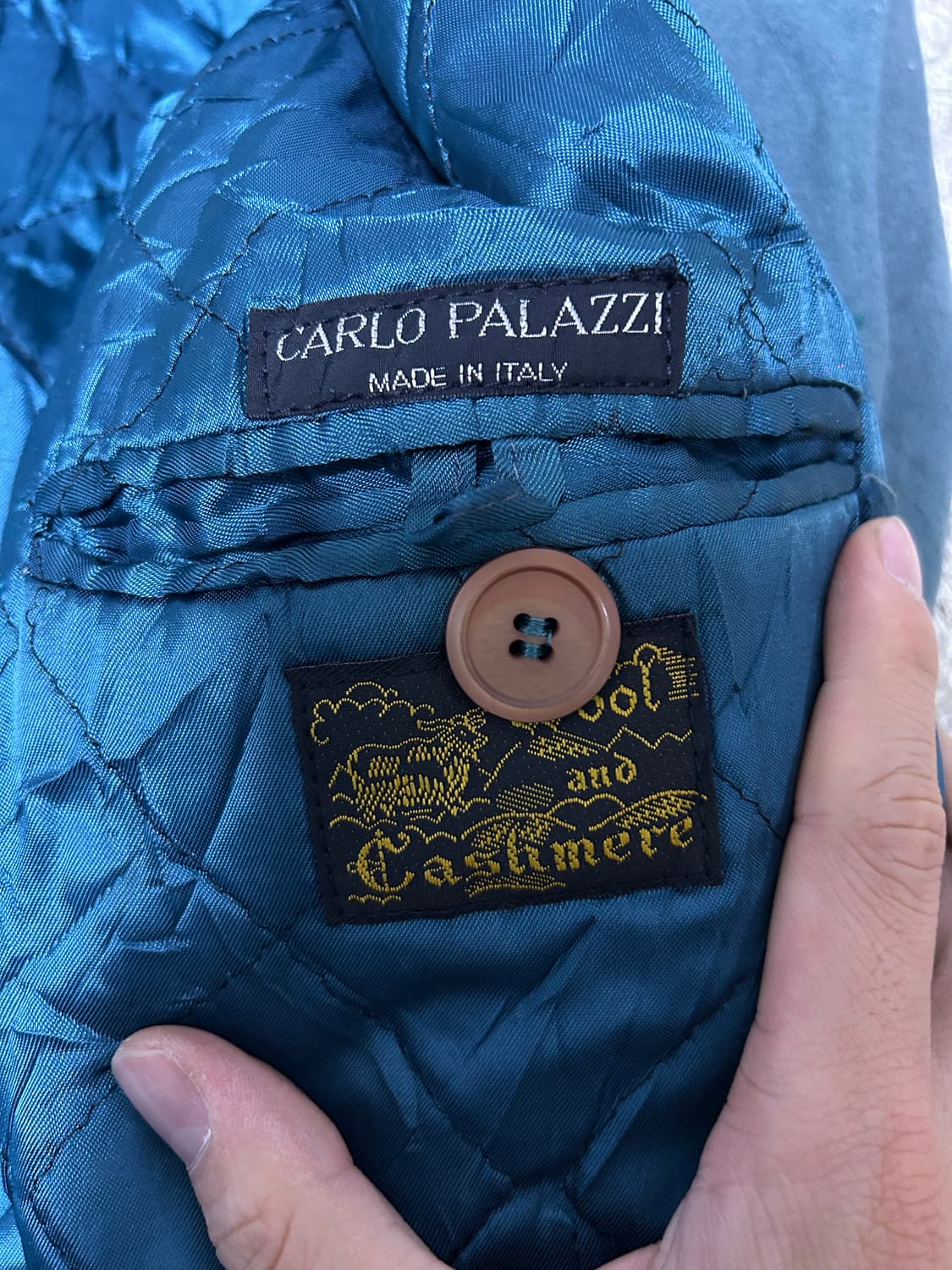 이태리제 CARLO PALAZZI캐시미어 코트 사이즈 105~110 상품이미지3