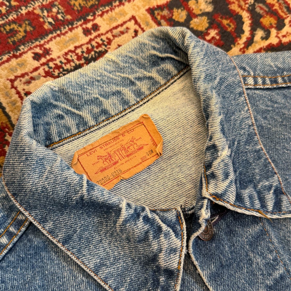 80s 리바이스 70506 3세대 데님 트러커 자켓 [ 40 ] 상품이미지2