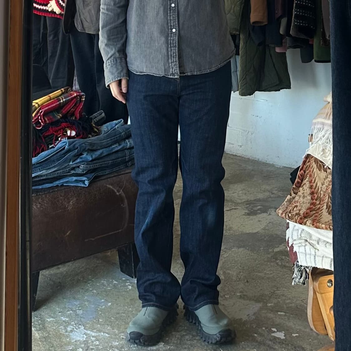 (착용컷) JOHN BULL 데님 팬츠 (남성용 29.5) 상품이미지3