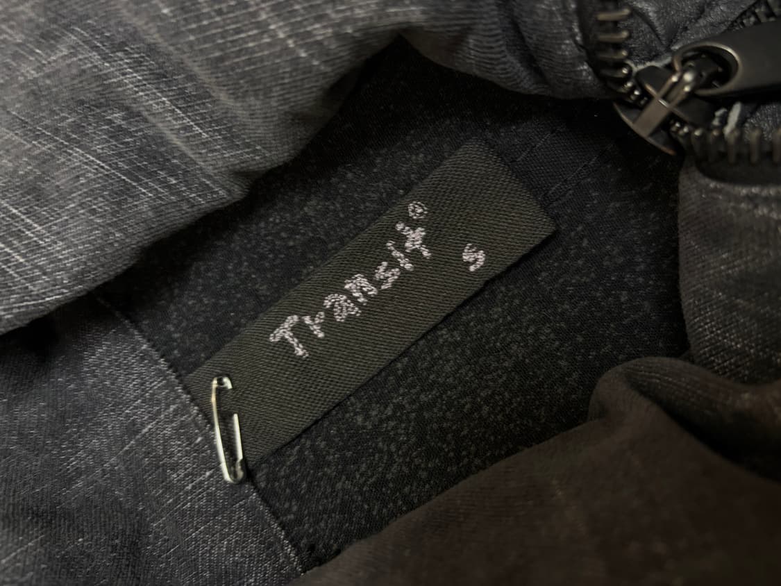 (S) Transit 트랜짓 램스킨 투웨이 가죽자켓 상품이미지7