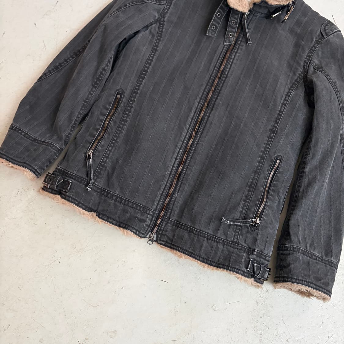 NICOLE CLUB FOR MEN 빈티지 쉐르파 자켓 S 상품이미지3