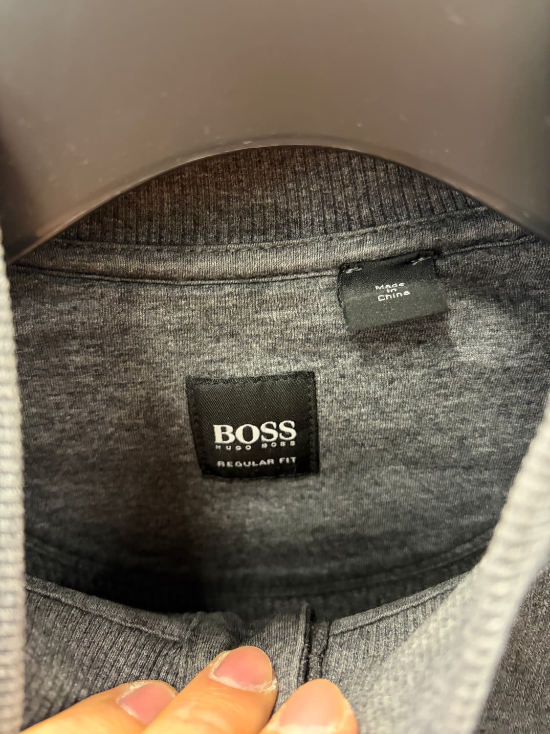 휴고 보스 남성 하프 버튼 스웨트셔츠 S 상품이미지4