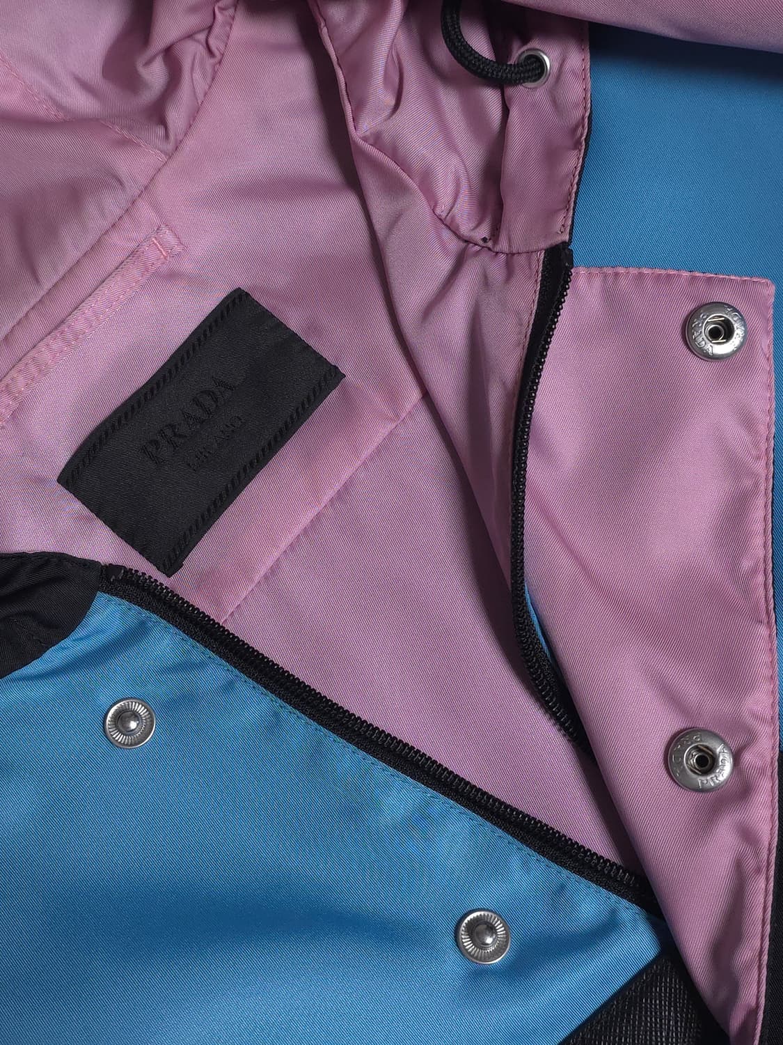 [M] 프라다 개버딘 멀티 컬러블록 아노락 자켓 상품이미지6