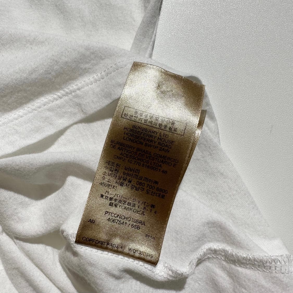 버버리 Castleford 프린트 반팔 티셔츠 상품이미지8